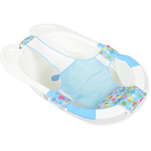 Moni Babywannennetz Salmon, Kunststoff Clips, Badewanneneinsatz, ab Geburt