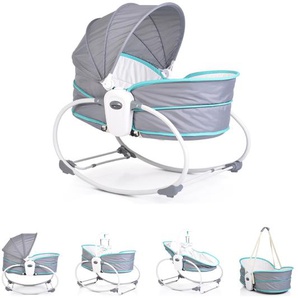 Moni Babywippe Ava 5 in 1 mit Musikfunktion Vibration Sonnenschutz Moskitonetz