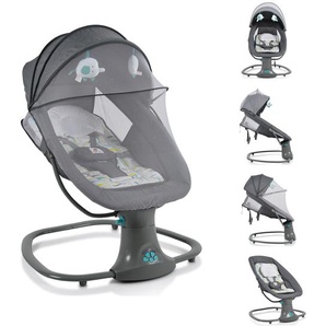 Moni Babywippe Axel 3 in 1 Schaukelfunktion Stubenwagen, Fernbedienung, Melodien