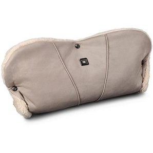 Moon Muff Handmuff, Sand, Textil, Uni, Füllung: Polyester, 51x7x24 cm, EN 1888, für Buggys, durchgängige Griffstangen, Baby on Tour, Kinderwagen,