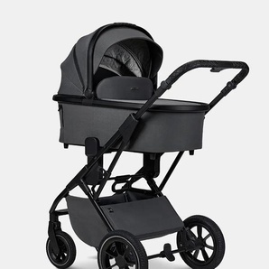 Moon PIÙ – Kombi-Kinderwagen – Set 5in1 – inkl. Babywanne, Sportsitz und Zubehör gratis – Anthrazit – Kollektion 2025 187255