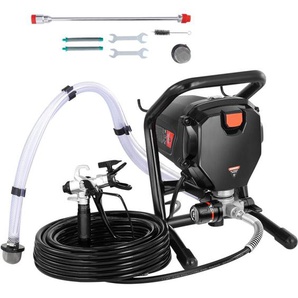 Mophorn 750 W Airless-Farbspritzgerät, 3000 PSI hocheffizientes elektrisches Spritzgerät, Handgerät für Innen-/Außenmöbel und Zäune, feines und