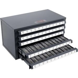 Mophorn - vevor Schneidbohrer-Spenderschrank, Gewindebohrer-Organizer mit 5 Schubladen für 2-56-12-28 Bohrerspender-Organizerschrank aus Stahl mit