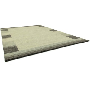 morgenland Wollteppich GABBEH FEIN LUXO, rechteckig, Höhe: 18 mm, reine Schurwolle Bordüre, Wohnzimmer
