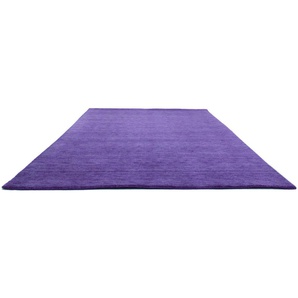morgenland Wollteppich Uni - Gabbeh Teppich - Softy, rechteckig, Höhe: 1,6 mm, Gabbeh Optik, Uni Farben, reine Wolle, sehr weicher Flor, Wohnzimmer