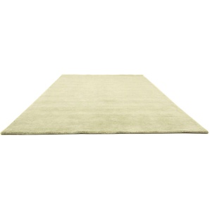 morgenland Wollteppich Uni - Gabbeh Teppich - Softy, rechteckig, Höhe: 1,6 mm, Gabbeh Optik, Uni Farben, reine Wolle, sehr weicher Flor, Wohnzimmer