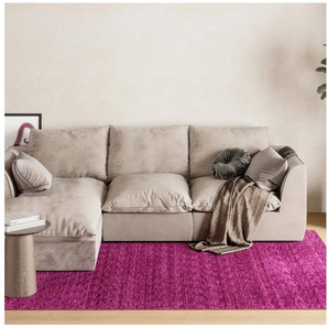 morgenland Wollteppich Uni - Gabbeh Teppich - Softy, rund, Höhe: 1,6 mm, Gabbeh Optik, Uni Farben, reine Wolle, sehr weicher Flor, Wohnzimmer