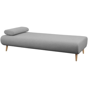 Relaxliege Bockel Grau/Grau Flachgewebe 200 x 44 x 90cm
