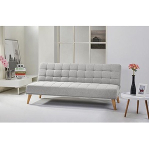 Mørteens Schlafsofa Caribe Hellgrau Filz 180x81x86 cm mit Schlaffunktion