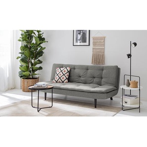 Schlafsofa Rawson Grau/Grau Webstoff 190 x 87 x 101cm Skandi