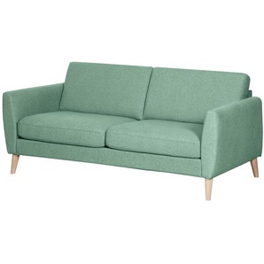 Sofa Kustavi 2,5-Sitzer Grün/Mintgrün Strukturstoff 190 x 80 x 90cm Skandi