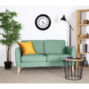 Sofa Kustavi 2 -Sitzer Grün/Mintgrün Strukturstoff 160 x 80 x 86cm Skandi