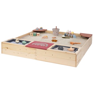 MUDDY BUDDY® Sandkasten Beach Rebel, natur - puderrosa, FSC® - schützt Wald - weltweit