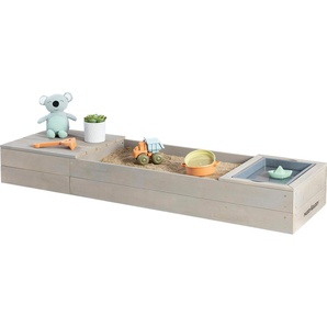 MUDDY BUDDY® Sandkasten Space Saver, warmgrau, FSC® - schützt Wald - weltweit