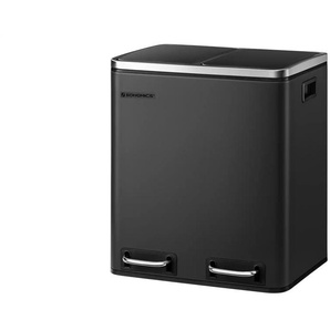 Mülleimer   ¦ schwarz ¦ Metall,Kunststoff ¦ Maße (cm): B: 41 H: 47