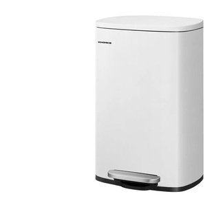 Mülleimer - weiß - Kunststoff,Stahl - 31,5 cm - 39 cm | Möbel Kraft