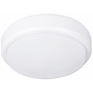 MÜLLER-LICHT LED-Wand- und Deckenleuchte 20300538, 8W, 650 lm, 4000K, IP54, Bewegungsmelder, rund