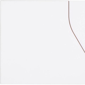 Aufsatzschrank MÜLLER SMALL LIVING PLANE Schränke Gr. B/H/T: 100 cm x 50 cm x 60 cm, weiß (weiß mit birkenkante) Schrankaufsätze für zusätzlichen Stauraum