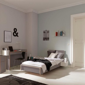 Müller SMALL LIVING Einzelbett FLAI, mit Kopfteil, klassische Höhe 34 cm