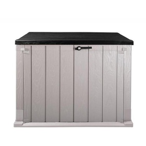 Mülltonnenbox, Anthrazit, Grau, Kunststoff, 145x125x82 cm, Aufbewahrung & Schutzhüllen
