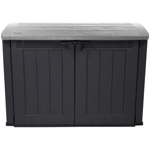 Mülltonnenbox, Anthrazit, Grau, Kunststoff, 177x134x113 cm, Aufbewahrung & Schutzhüllen