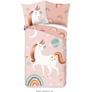 Muller Textil Good Morning Kinder Bettwäsche Ponies - Multi - (135x200 cm) - 100% Baumwolle Unidance