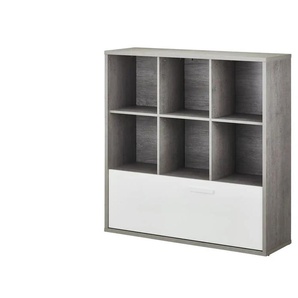 Multifunktionsregal Mipiace | grau | 120 cm | 121 cm | cm 35,7 |