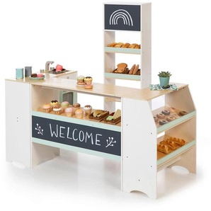 Musterkind Kaufladen Avena, Mintgrün, Weiß, Natur, Holzwerkstoff, Holz, 22x55x70 cm, CE, EN 71, Spielzeug, Kinderspielzeug, Kaufladen & Zubehör