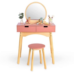 Musterkind Kinder-Stylingset Calendula, Altrosa, Natur, Holzwerkstoff, Holz, 34x98x60 cm, female, CE, EN 71, Spielzeug, Kinderspielzeug, Sonstiges