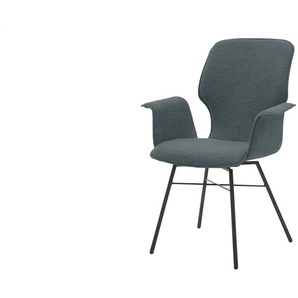 Musterring Armlehnstuhl  Nevio ¦ blau ¦ Maße (cm): B: 66 H: 95 T: 63.0