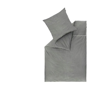 Musterring Renforcé Wende-Bettwäsche Twist - grau - Materialmix - 135 cm - 1,5 cm | Möbel Kraft