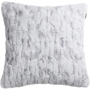 Dekokissen MUSTERRING Furry Dekokissen_Sitzkissen_Kissenhüllen Gr. B/L: 45 cm x 45 cm, 1 St., Polyester, grau (anthrazit, grau, hellgrau, unifarben) Dekokissen uni