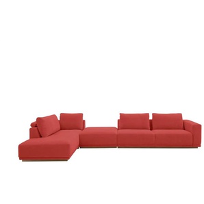 Musterring Ecksofa  JustB! PM200 ¦ rot ¦ Maße (cm): B: 395 H: 60 T: 202.0