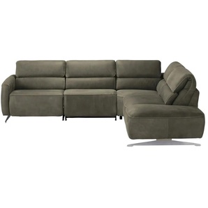 Musterring Ecksofa  MR260 ¦ grün ¦ Maße (cm): B: 281 H: 82 T: 248.0