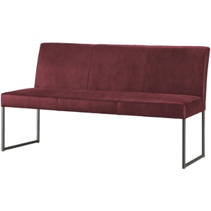 Musterring Einzelbank  Nova ¦ rot ¦ Maße (cm): B: 200 H: 86 T: 62.0