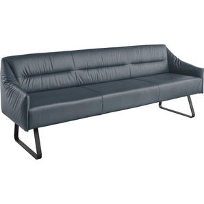 Musterring Essbank JustB! SP500 (1-St), Metallkufe schwarz, verschiedene Farben, Breite 220 oder 250 cm