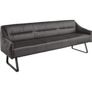 Musterring Essbank JustB! SP500 (1-St), Metallkufe schwarz, verschiedene Farben, Breite 220 oder 250 cm