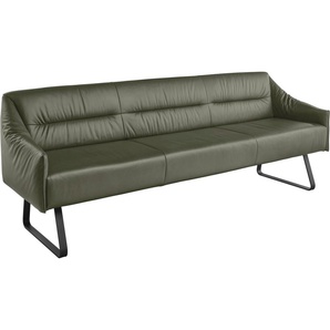 Musterring Essbank JustB! SP500 (1-St), Metallkufe schwarz, verschiedene Farben, Breite 220 oder 250 cm