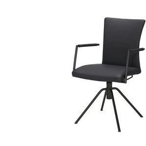 Musterring Esszimmerstuhl  Helmond ¦ schwarz ¦ Maße (cm): B: 57 H: 91 T: 58.0