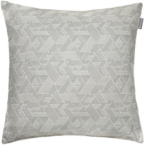 Musterring Kissenhülle Mr-Graphic, Grau, Beige, Textil, Graphik, 60 cm, hochwertige Qualität, Wohntextilien, Kissen, Kissenbezüge