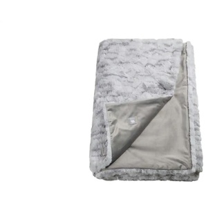 Musterring Plaid   ¦ grau ¦ Kunstfell ¦ Maße (cm): B: 130 H: 2