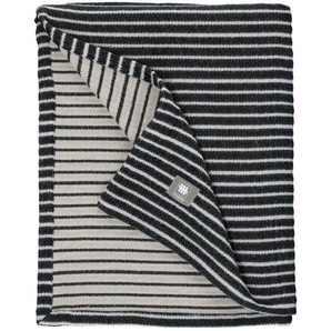 Musterring Plaid, Schwarz, Weiß, Textil, 130x170 cm, Wohntextilien, Decken