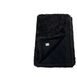 Musterring Plaid   ¦ schwarz ¦ Kunstfell ¦ Maße (cm): B: 130 H: 2