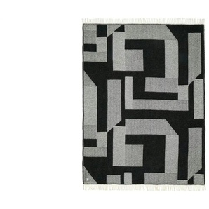 Musterring Plaid   ¦ schwarz ¦ Synthetik ¦ Maße (cm): B: 140 H: 2