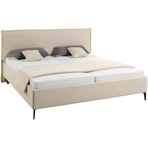 Musterring Polsterbett Elos, Beige, Textil, 180x200 cm, Dgm, Über- und Sondergrößen erhältlich, für Lattenrost geeignet, Schlafzimmer, Betten, Polsterbetten
