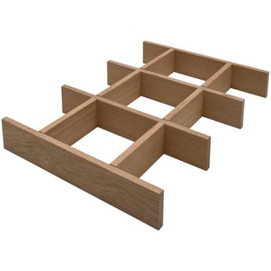 Musterring Schubkasteneinsatz , Eiche , Holz , Wildeiche , massiv , 50.6x6.6x35.7 cm , Goldenes M, Made in Germany, DGM , Befestigung ohne Bohren,Befestigung Bohren , Badezimmer, Badezimmerspiegel, Badspiegel