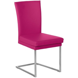 Musterring Schwingstuhl Stuhlwerk, Pink, Metall, Leder, Echtleder, Kufe, 47x95x57 cm, Lederauswahl, Typenauswahl, Esszimmer, Stühle, Esszimmerstühle, Schwingstühle