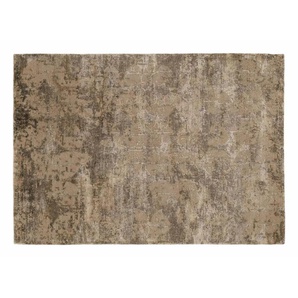 Musterring Teppich ¦ beige ¦ Viskose,Wolle ¦ Maße (cm): B: 140 H: 0,4