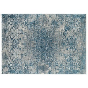 Musterring Teppich - blau - Viskose,Synthetische Fasern - 140 cm - 0,8 cm | Möbel Kraft