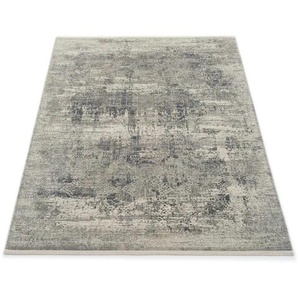 Musterring Teppich ¦ grau ¦ Viskose,Synthetische Fasern ¦ Maße (cm): B: 80 H: 0,8